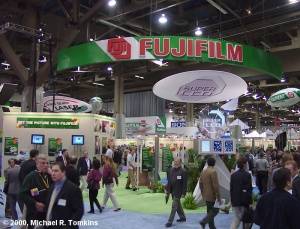 Fuji's PMA Booth - click for a bigger picture!
