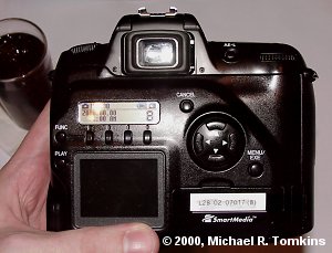 Fuji S1 Pro SLR Rear View - click for a bigger picture!