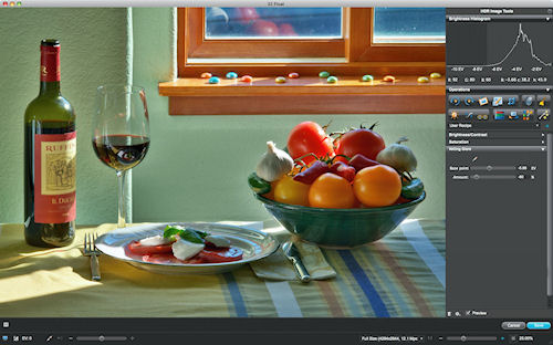 32 Float in action, showing the Veiling Glare tool. Screenshot provided by Unified Color Technologies LLC. Click for a bigger picture!