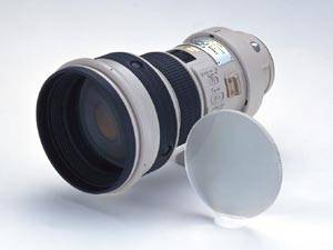 Canon's prototype EF 400mm f4 DO IS USM lens. Courtesy of Canon.