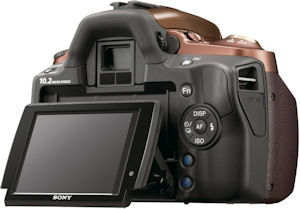 Sony's Alpha DSLR-A330 digital SLR. Photo provided by Sony Electronics Inc. Click for a bigger picture!