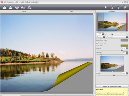 AKVIS Software's ArtSuite 5.0. Screenshot provided by AKVIS Software Inc. Click for a bigger picture!