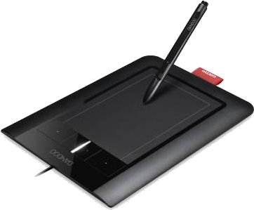 Wacom's multi-touch Bamboo Pen & Touch tablet. Photo provided by Wacom.