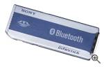 Sony's prototype InfoStick Bluetooth module. Courtesy of Sony Corp. - click for a bigger picture!