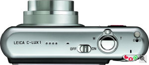 Leica's C-Lux 1 digital camera. Courtesy of Leica, with modifications by Michael R. Tomkins. Click for a bigger picture!