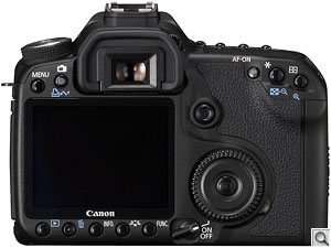 Canon EOS 50D digital SLR. Courtesy of Canon, with modifications by Zig Weidelich. Click for a bigger picture!