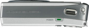 Ricoh's Caplio R4 digital camera. Courtesy of Ricoh, with modifications by Michael R. Tomkins. Click for a bigger picture!