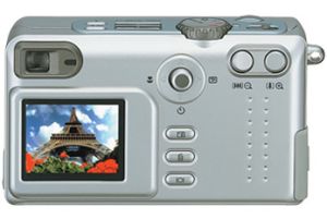 Ricoh's Caplio RR230 digital camera. Courtesy of Ricoh, with modifications by Michael R. Tomkins.