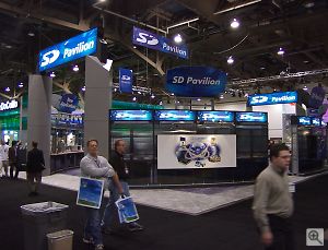 Panasonic's SD Pavilion. Copyright &copy; 2001, Michael R. Tomkins. All rights reserved. Click for a bigger picture!