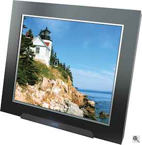 Ceiva's Pro 190 digital frame. Courtesy of Ceiva, with modifications by Michael R. Tomkins. Click for a bigger picture!