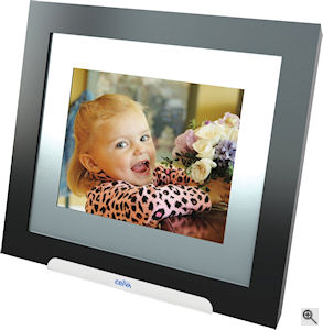 Ceiva's Share digital frame. Courtesy of Ceiva, with modifications by Michael R. Tomkins. Click for a bigger picture!