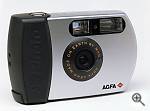 Agfa's CL18 digital camera, front right quarter view. Courtesy of Agfa Corp. - click for a bigger picture!