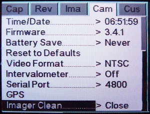 Menus on the Kodak DCS Pro 14n LCD display. Photo copyright © 2002, The Imaging Resource. All rights reserved.