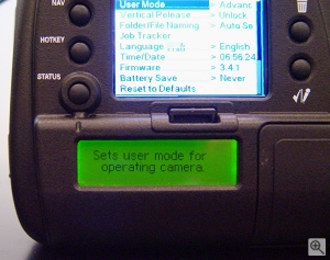 Kodak's DCS Pro 14n digital camera. Copyright © 2002, The Imaging Resource. All rights reserved.