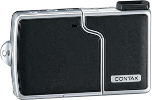 Contax's U4R digital camera. Courtesy of Contax, with modifications by Michael R. Tomkins. Click for a bigger picture!