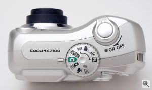 Nikon's Coolpix 2100 digital camera. Copyright © 2003, The Imaging Resource. All rights reserved. Click for a bigger picture!