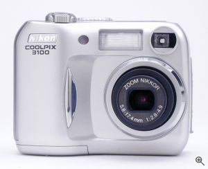 Nikon's Coolpix 3100 digital camera. Copyright © 2003, The Imaging Resource. All rights reserved. Click for a bigger picture!