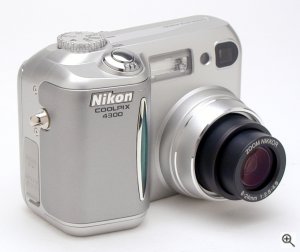 Nikon's Coolpix 4300 digital camera. Copyright &copy; 2002, The Imaging Resource. All rights reserved. Click for a bigger picture!