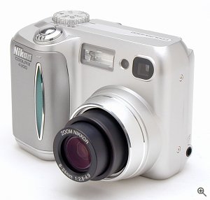 Nikon's Coolpix 4300 digital camera. Copyright &copy; 2002, The Imaging Resource. All rights reserved. Click for a bigger picture!