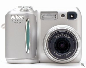Nikon's Coolpix 4300 digital camera. Copyright &copy; 2002, The Imaging Resource. All rights reserved. Click for a bigger picture!