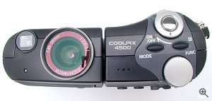 Nikon's Coolpix 4500 digital camera. Copyright © 2002, The Imaging Resource. All rights reserved.