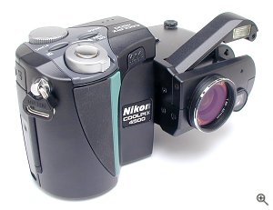 Nikon's Coolpix 4500 digital camera. Copyright © 2002, The Imaging Resource. All rights reserved.