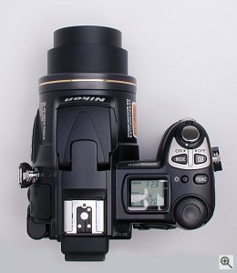 Nikon's Coolpix 5700 digital camera. Copyright &copy; 2002, The Imaging Resource. All rights reserved.