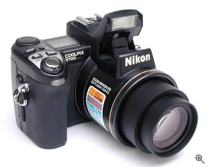 Nikon's Coolpix 5700 digital camera. Copyright &copy; 2002, The Imaging Resource. All rights reserved.
