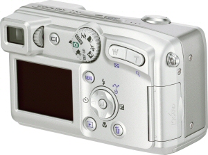 Nikon's Coolpix 4800 digital camera. Courtesy of Nikon, with modifications by Michael R. Tomkins. Click for a bigger picture!