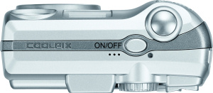 Nikon's Coolpix 5600 digital camera. Courtesy of Nikon, with modifications by Michael R. Tomkins. Click for a bigger picture!