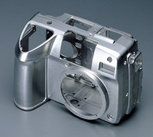 Nikon's Coolpix 8400 digital camera. Courtesy of Nikon, with modifications by Michael R. Tomkins. Click for a bigger picture!