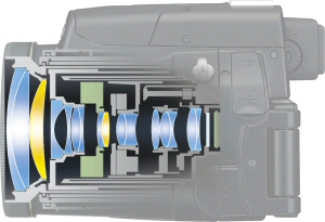 Nikon's Coolpix 8800 digital camera. Courtesy of Nikon, with modifications by Michael R. Tomkins. Click for a bigger picture!