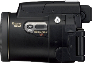 Nikon's Coolpix 8800 digital camera. Courtesy of Nikon, with modifications by Michael R. Tomkins. Click for a bigger picture!