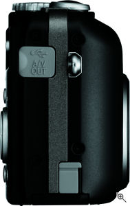 Nikon's Coolpix P1 digital camera. Courtesy of Nikon, with modifications by Michael R. Tomkins. Click for a bigger picture!