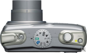 Nikon's Coolpix P3 digital camera. Courtesy of Nikon, with modifications by Michael R. Tomkins. Click for a bigger picture!