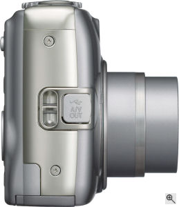 Nikon's Coolpix P3 digital camera. Courtesy of Nikon, with modifications by Michael R. Tomkins. Click for a bigger picture!