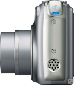 Nikon's Coolpix P3 digital camera. Courtesy of Nikon, with modifications by Michael R. Tomkins. Click for a bigger picture!