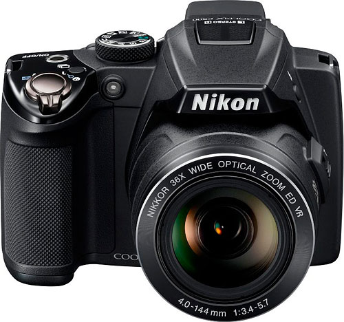 Nikon's Coolpix P500 digital camera. Photo provided by Nikon Inc. Click for a bigger picture!