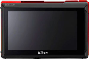 Nikon's Coolpix S100 digital camera. Photo provided by Nikon Inc. Click for a bigger picture!