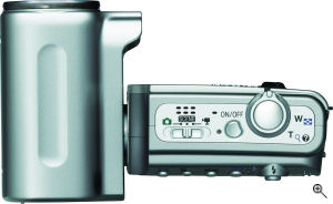 Nikon's Coolpix S4 digital camera. Courtesy of Nikon, with modifications by Michael R. Tomkins. Click for a bigger picture!