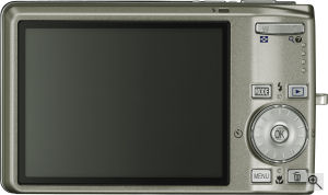 Nikon's Coolpix S700 digital camera. Courtesy of Nikon, with modifications by Michael R. Tomkins. Click for a bigger picture!