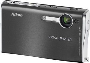 Nikon's Coolpix S7c digital camera. Courtesy of Nikon, with modifications by Michael R. Tomkins. Click for a bigger picture!