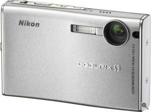 Nikon's Coolpix S9 digital camera. Courtesy of Nikon, with modifications by Michael R. Tomkins. Click for a bigger picture!