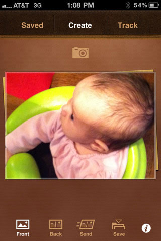 Using Corel Postcard, you can mail a personalized card anywhere in the world for just under US$1. Screenshot provided by Corel Corp. Click for a bigger picture!