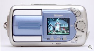 Nikon's Coolpix 2500 digital camera. Copyright © 2002, The Imaging Resource. All rights reserved. Click for a bigger picture!