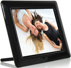 JOBO's Curve 8 digital frame - PDC008B black version. Photo provided by JOBO AG. Click for a bigger picture!