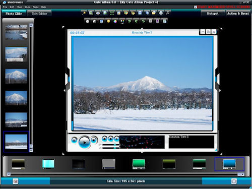Cute Album 2010: Photo Slide tab. Screenshot provided by Imatronics. Click for a bigger picture!