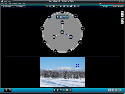Cute Album 2010: Hotspot tab. Screenshot provided by Imatronics. Click for a bigger picture!