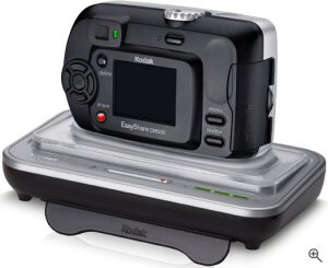 Kodak's EasyShare CX6200 digital camera. Courtesy of Kodak, with modifications by Michael R. Tomkins. Click for a bigger picture!