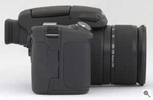 Sony's Cyber-shot DSC-R1 digital camera. Copyright © 2005, The Imaging Resource. All rights reserved. Click for a bigger picture!